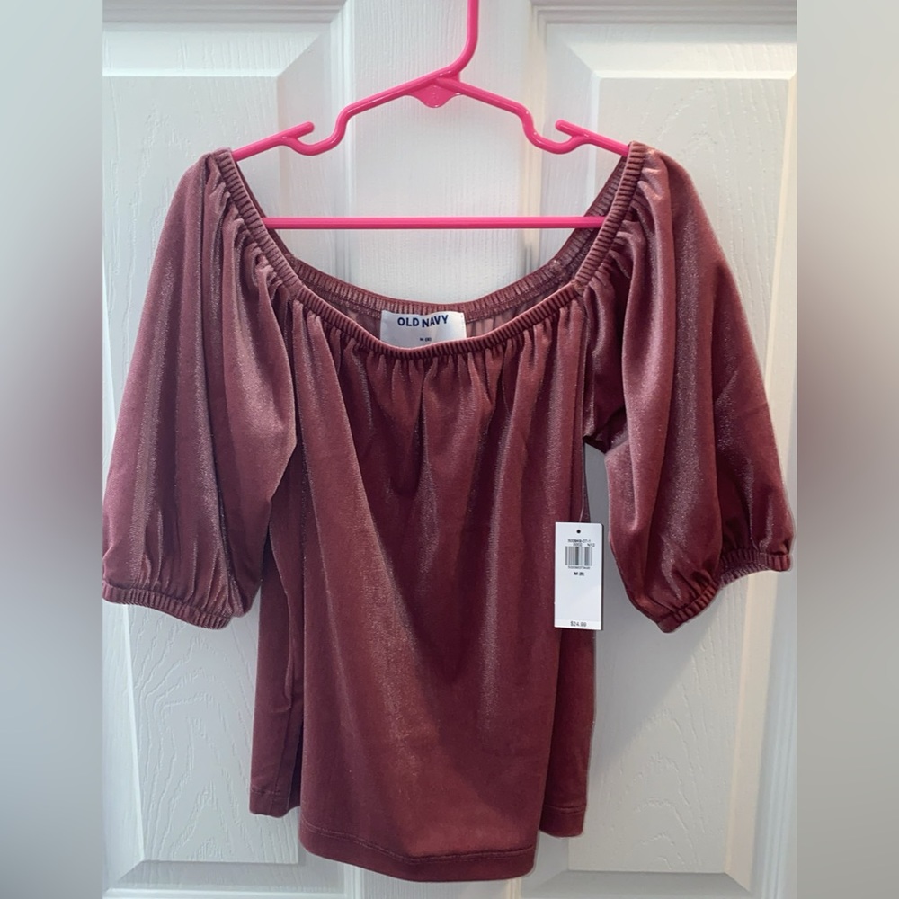 Girls Velour Top